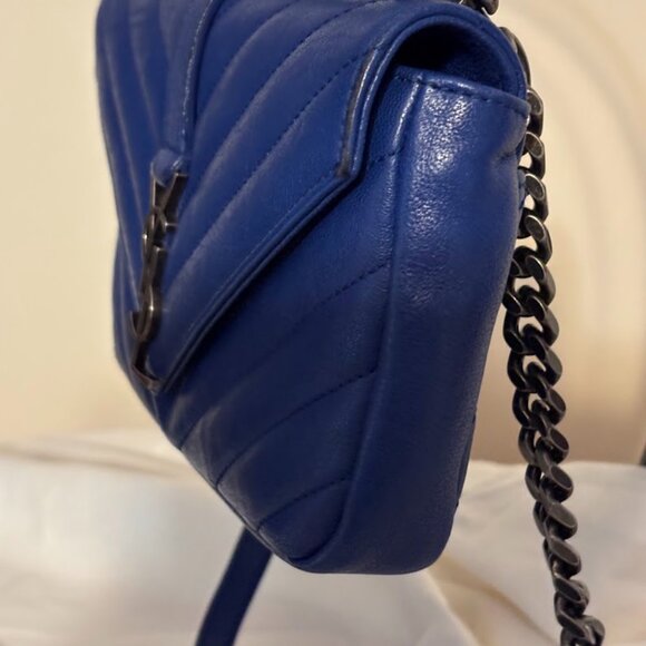 Beautiful YSL Cobalt Blue Small Bag - Excellent Condition - Picture 11 of 16